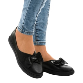 Fekete csúszó cipők 8895-1 1