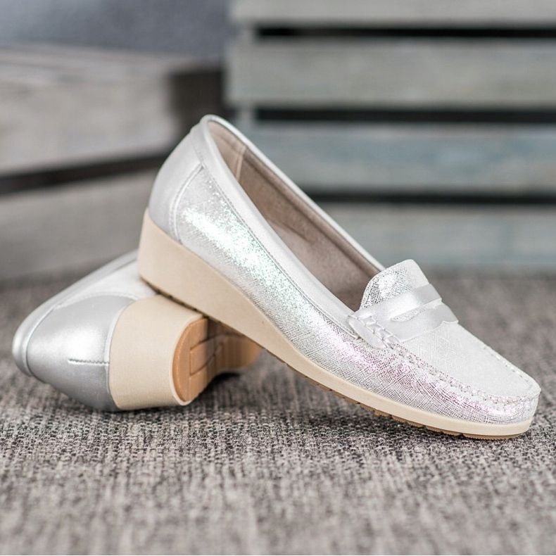 Comer Stílusos cipők a platformon szürke 1