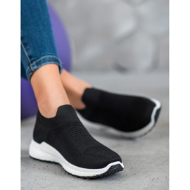 SHELOVET Sport Slipons fekete 2