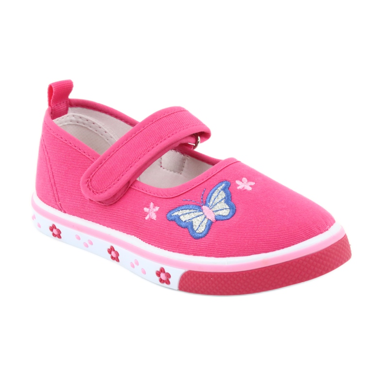 Atletico pillangó balerinák bőr talpbetéttel rózsaszín 1