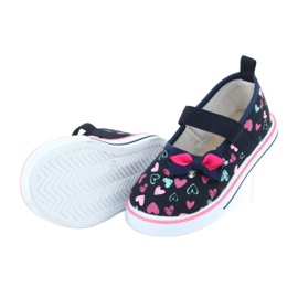 Balerina íj Atletico bőrbetét fehér sötétkék kék rózsaszín 5