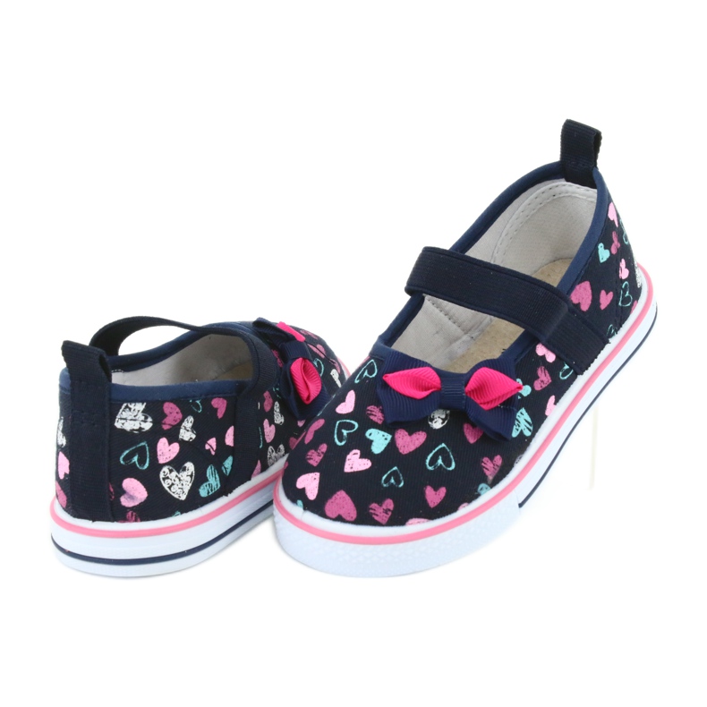 Balerina íj Atletico bőrbetét fehér sötétkék kék rózsaszín 4