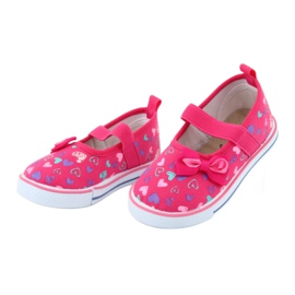 Balerina íj Atletico bőrbetét fehér ibolya rózsaszín 3