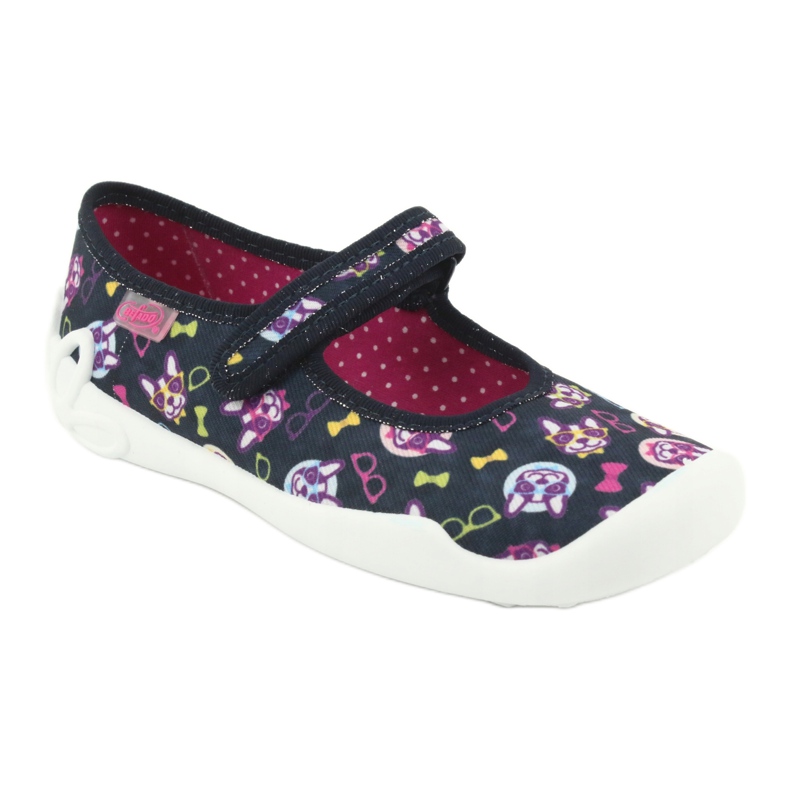 Befado gyermekcipő 114Y359 sötétkék rózsaszín sokszínű 1