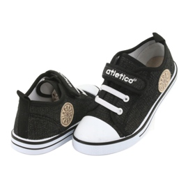 Cipők bőrbetéttel Atletico BSM029 fekete 4