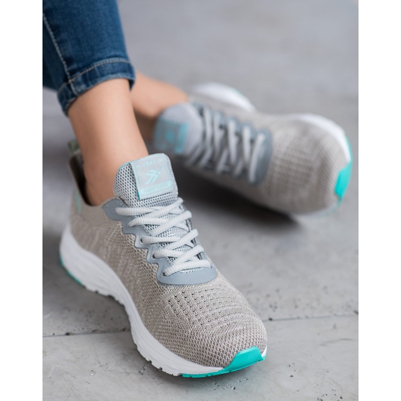 Ax Boxing Könnyű textil cipő szürke 1