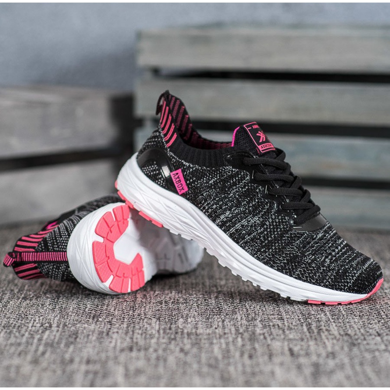 Ax Boxing Könnyű textil cipő fekete 1