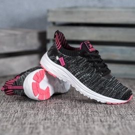 Ax Boxing Könnyű textil cipő fekete 2