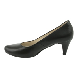 Gregors 465 fekete bőr üzleti pumpák 2