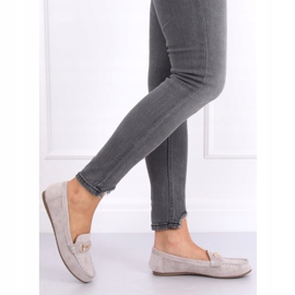 Szürke velúr cipók 77-192 Szürke 2