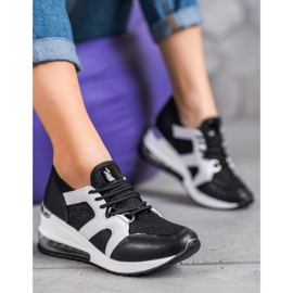 Weide Fekete sportcipő csillogással 1