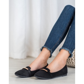 SHELOVET Fekete balerina díszekkel 2