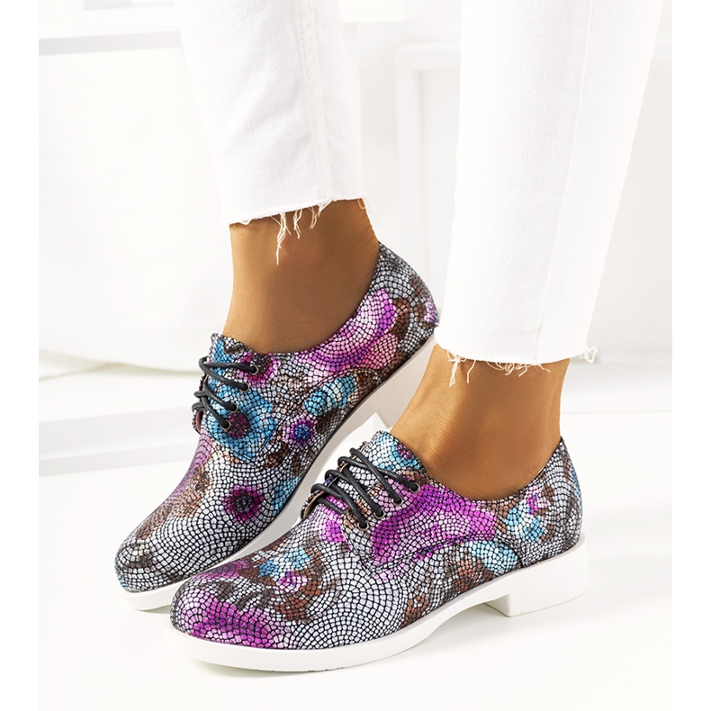 Klasszikus fekete virágos jazz cipő ZG629-1 1