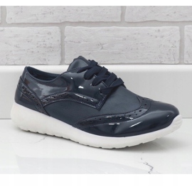 Navy blue YD-7 női sportcipő sötétkék 1