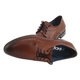 Nikopol Barna bőr cipő 1736 6