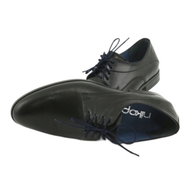 Nikopol Fekete bőr cipő 1736 6