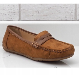 Barna mokaszin balerinákból BO-378 1 Barna mokaszin balerinákból BO-378 1