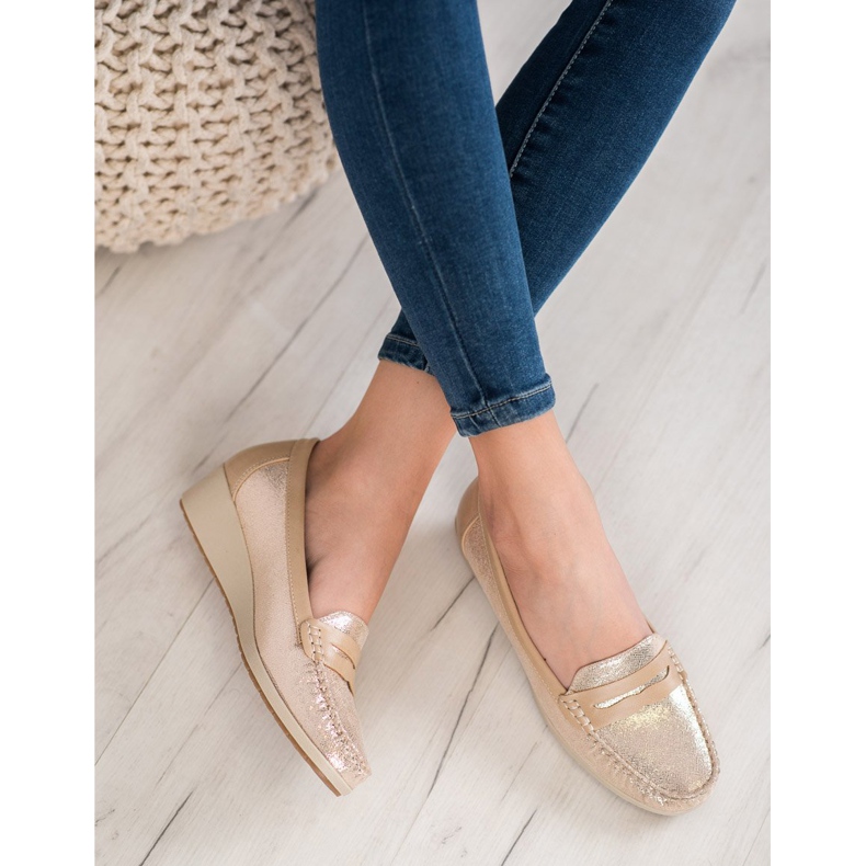 Comer Stílusos cipők a platformon sárga 2