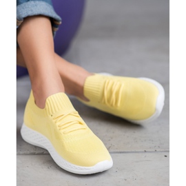 SHELOVET Könnyű sportcipő sárga 1