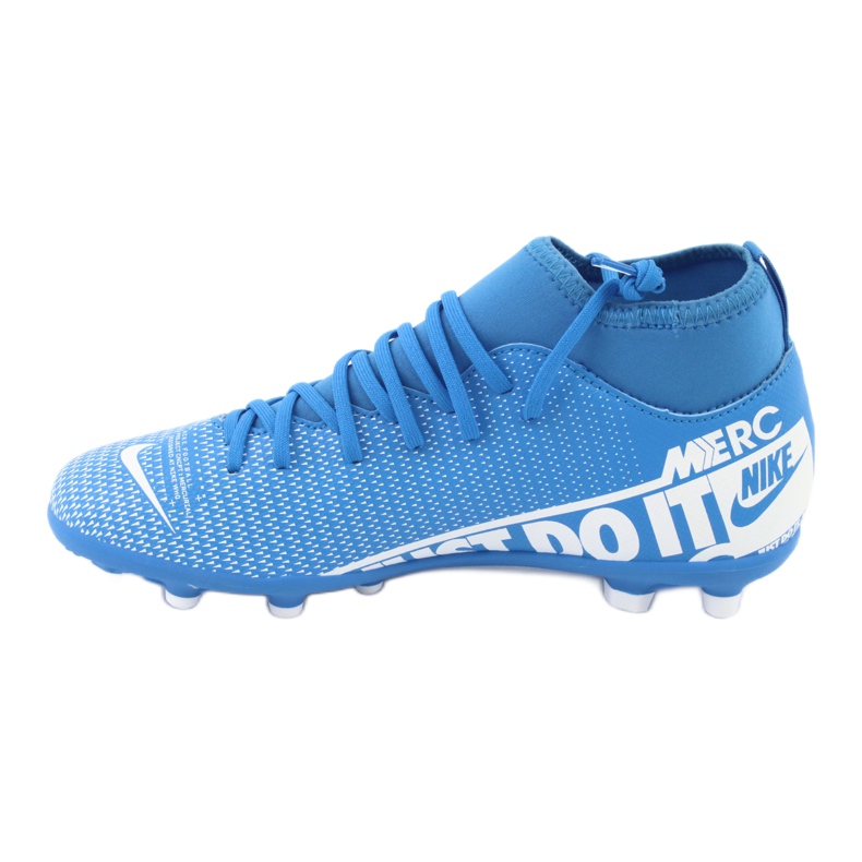 Nike Mercurial Superfly 7 Club FG / MG Jr AT8150-414 futballcipő kék 1