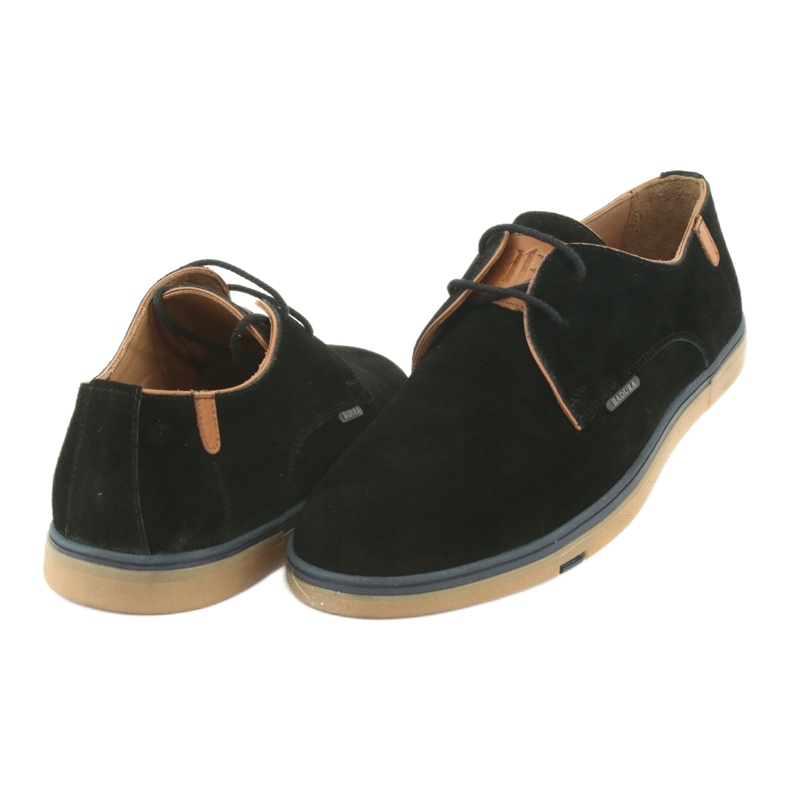 Fekete Badura 3763 férfi cipő barna 4