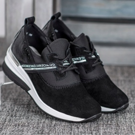 Filippo Szép bőr cipők fekete 1