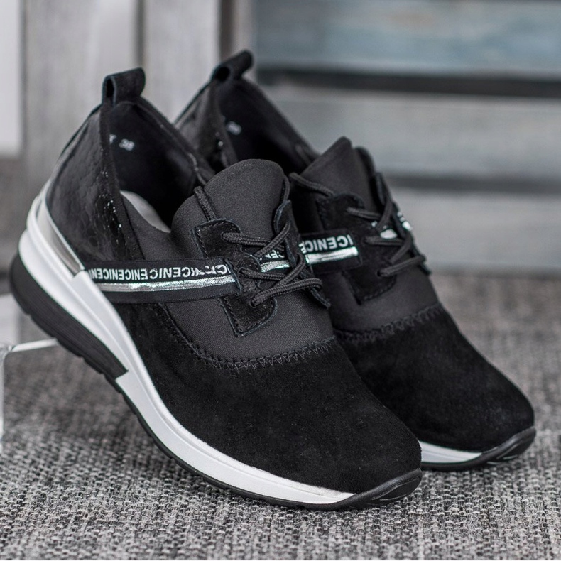 Filippo Szép bőr cipők fekete 1