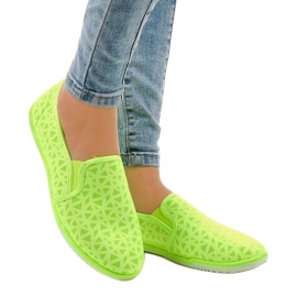 Zöld HB-5 Lycra Slip-On cipők 1