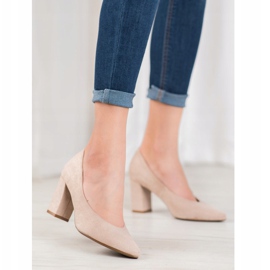 W. Potocki Szivattyúk csillogással bézs aranysárga 2