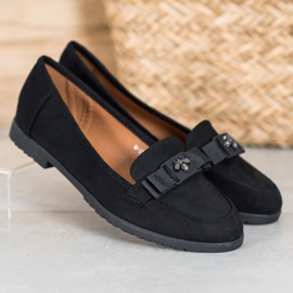 Miss Laura Urak dekoratív íjjal fekete 2