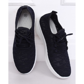 BB76 Navy sötétkék sportcipő sárga 2 BB76 Navy sötétkék sportcipő sárga 2