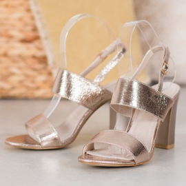 Goodin Stílusos szandál sárga 2