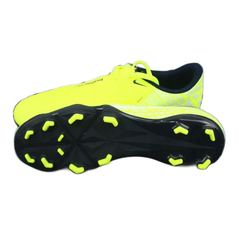 Nike Phantom Venom Academy Fg Jr AO0362-717 futballcipő sárga 4