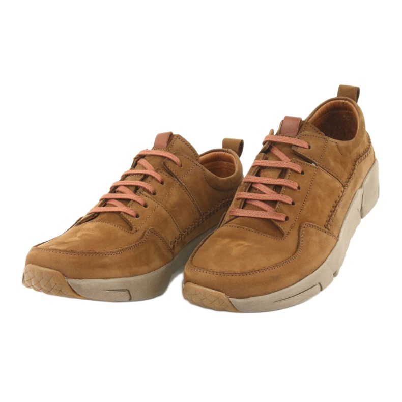 Badura fűzős cipő 3374 barna 3