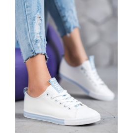 SHELOVET Cipők Eco Bőrrel Szép fehér 1