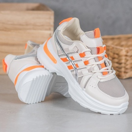 SHELOVET Divatos sportcipő a platformon sokszínű 2