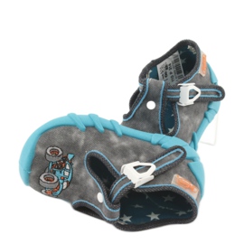 Befado gyermekcipő 110P314 kék szürke 4
