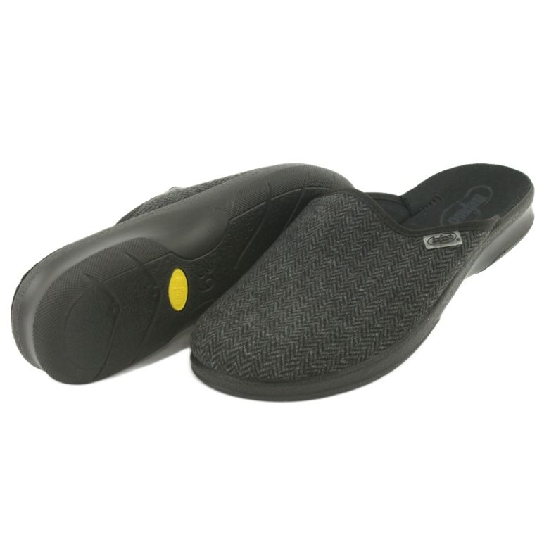 Befado férfi cipő pu 548M022 fekete szürke 4