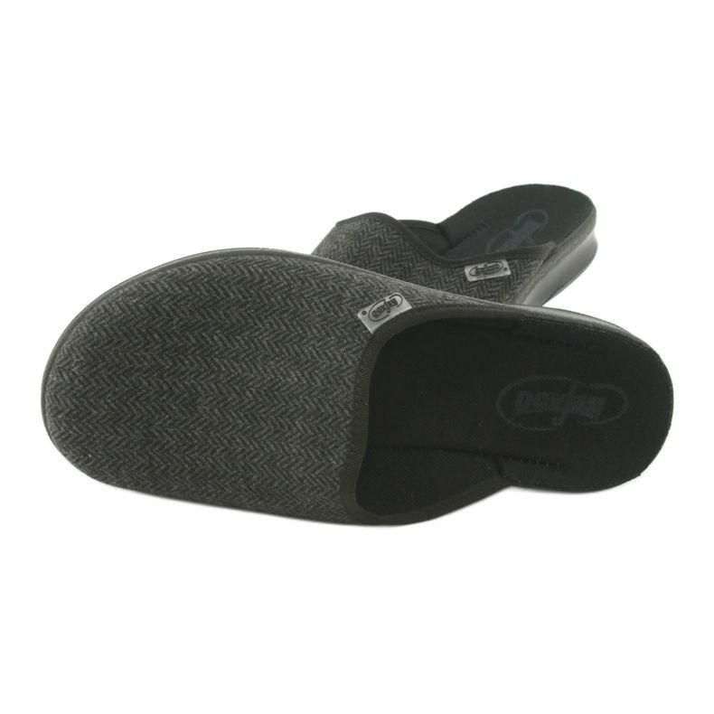 Befado férfi cipő pu 548M022 fekete szürke 5