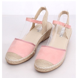 Rózsaszín Espadrilles ékeken pink LLI-3M85 Pink 1 Rózsaszín Espadrilles ékeken pink LLI-3M85 Pink 1