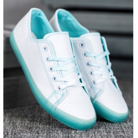 SHELOVET Cipők Kék talppal fehér 1