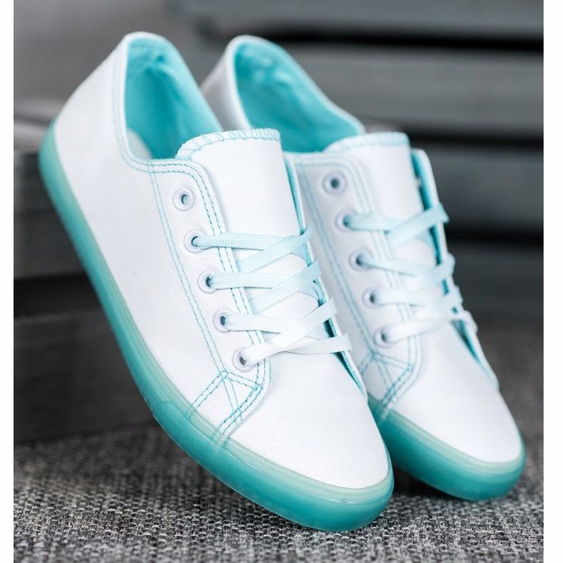 SHELOVET Cipők Kék talppal fehér 1