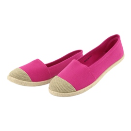 Wishot 32-130 balerina espadrilles rózsaszín 3