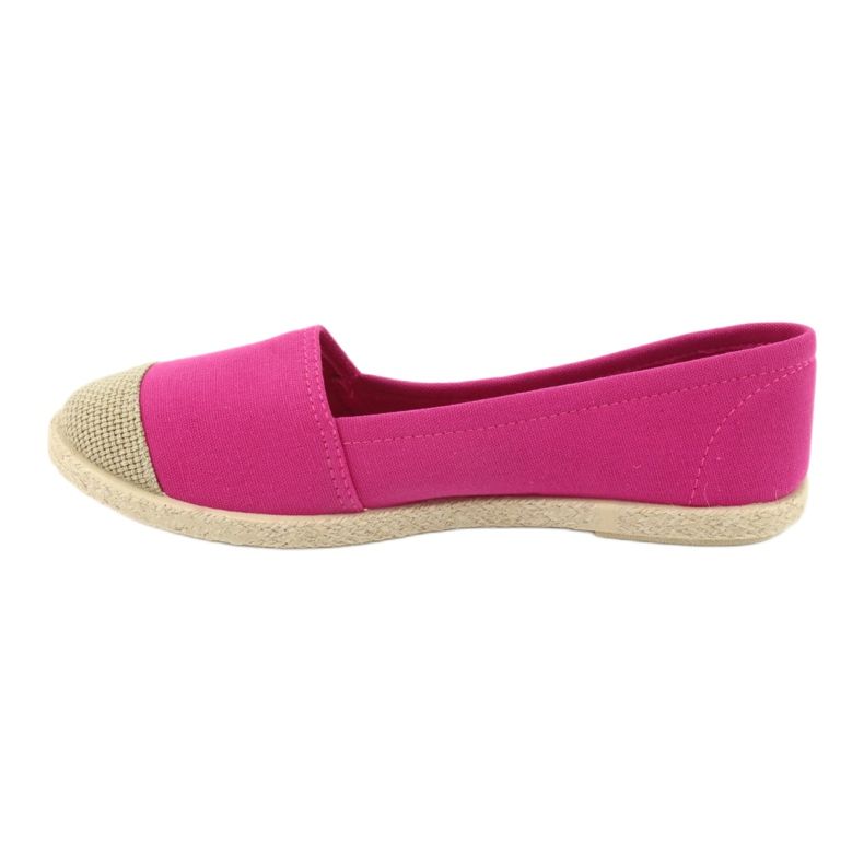 Wishot 32-130 balerina espadrilles rózsaszín 2