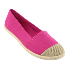 Wishot 32-130 balerina espadrilles rózsaszín 1