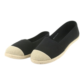 Wishot 32-130 balerina espadrilles fekete 3