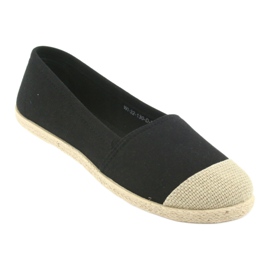 Wishot 32-130 balerina espadrilles fekete 1