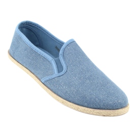 Wishot Női espadrillek csillámmal 32-187 kék 1 Wishot Női espadrillek csillámmal 32-187 kék 1