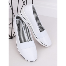 Fehér ék balerinák S81B001 Fehér 2 Fehér ék balerinák S81B001 Fehér 2