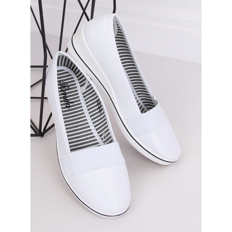 Fehér ék balerinák S81B001 Fehér 2 Fehér ék balerinák S81B001 Fehér 2